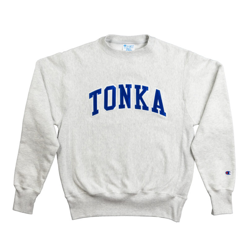Mens TONKA Champion Reverse Weave Crew - Ash