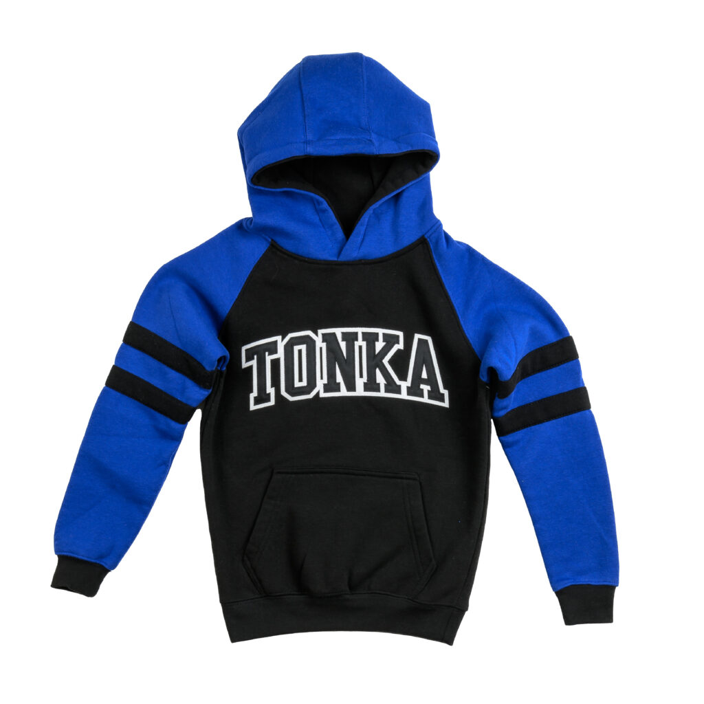 Youth Sewn TONKA Colorblock Hoodie - Black w/Royal