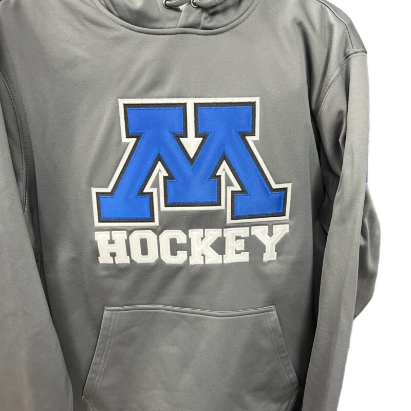 M Hockey Performance Grey Hoodie