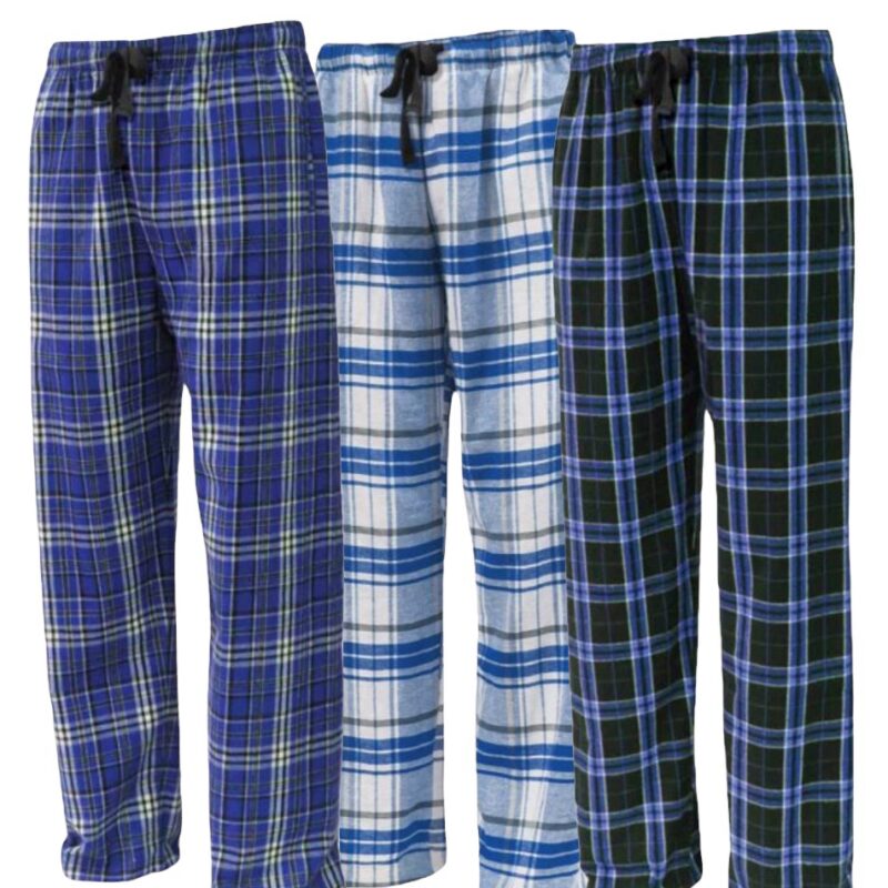 Men’s Flannel Embroidered Pants