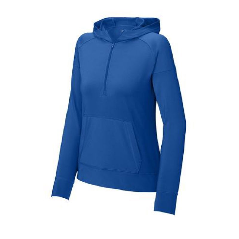 Ladies 1/2-zip Performance Hoodie